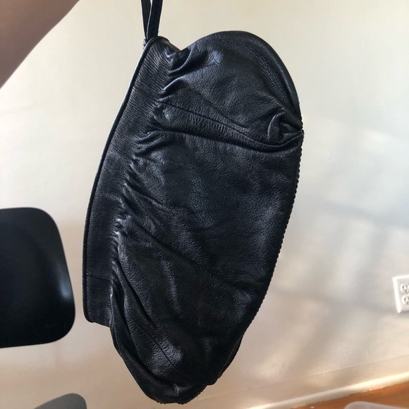 Black leather wristlet by Banana Republic - Picture 3 of 5